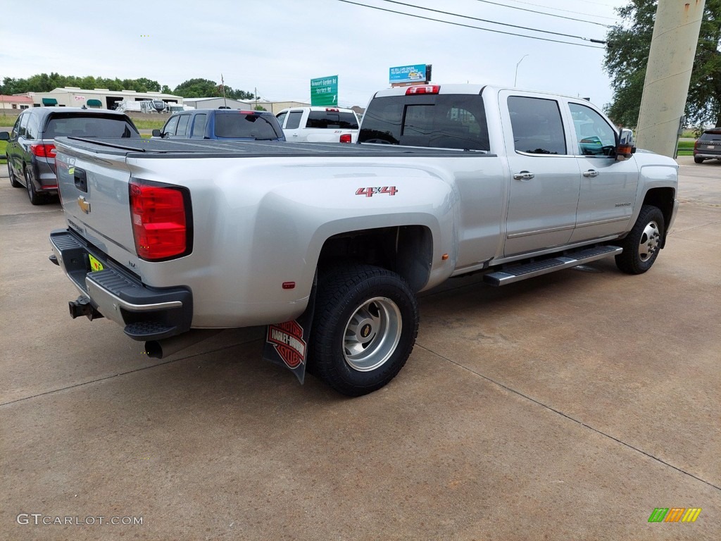 Silver Ice Metallic 2018 Chevrolet Silverado 3500HD LTZ Crew Cab 4x4 Exterior Photo #142416607