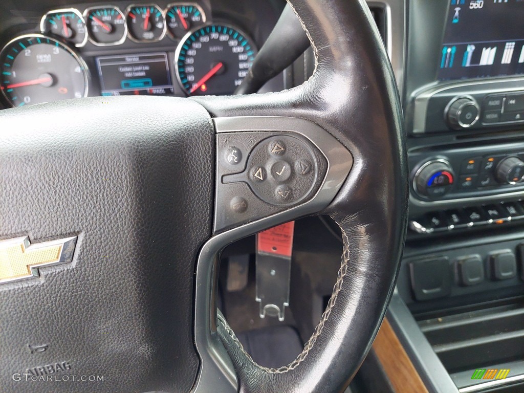 2018 Silverado 3500HD LTZ Crew Cab 4x4 - Silver Ice Metallic / Dark Ash/Jet Black photo #16