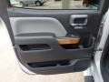 Dark Ash/Jet Black 2018 Chevrolet Silverado 3500HD LTZ Crew Cab 4x4 Door Panel