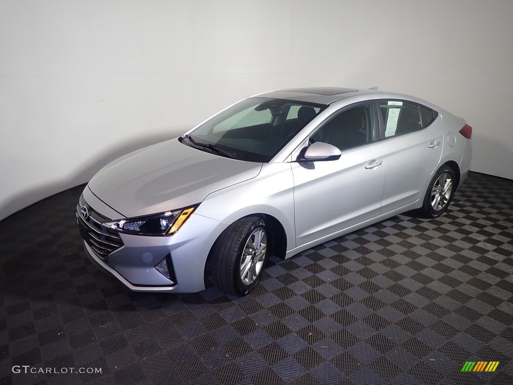 2019 Elantra Value Edition - Symphony Silver / Black photo #11
