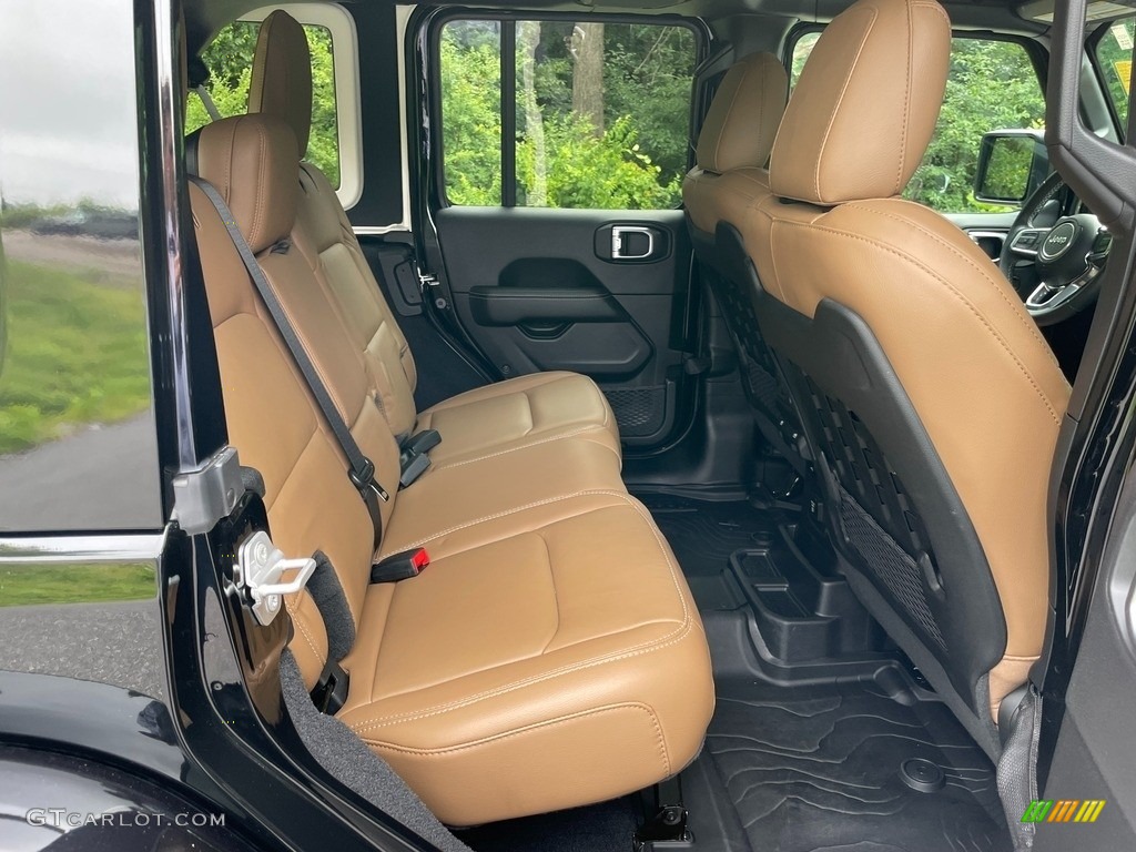 Dark Saddle/Black Interior 2020 Jeep Wrangler Unlimited Rubicon 4x4 Photo #142417615