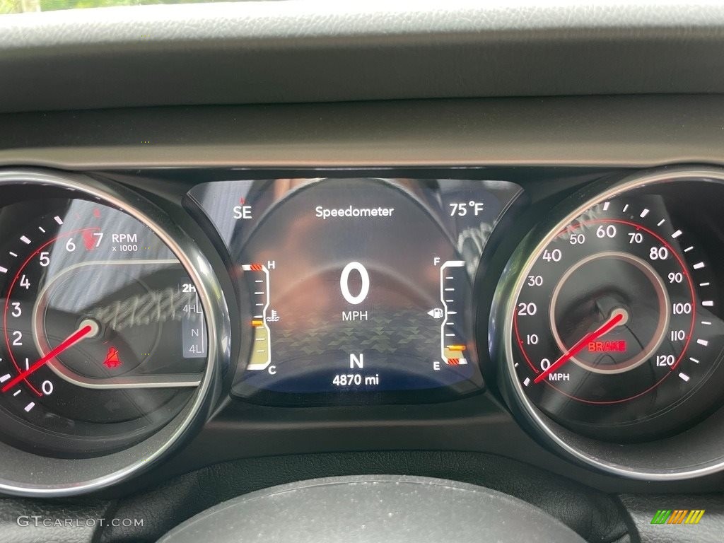 2020 Jeep Wrangler Unlimited Rubicon 4x4 Gauges Photo #142417720