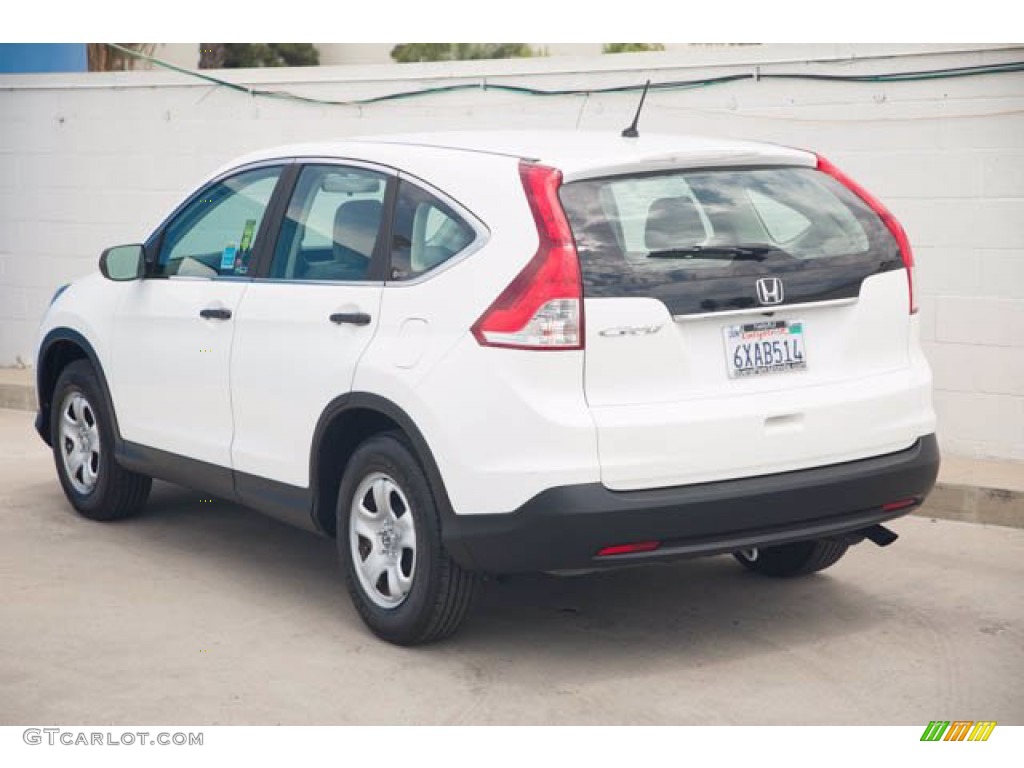 2012 CR-V LX - Taffeta White / Gray photo #2