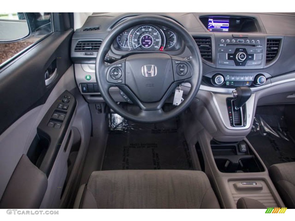 2012 CR-V LX - Taffeta White / Gray photo #5