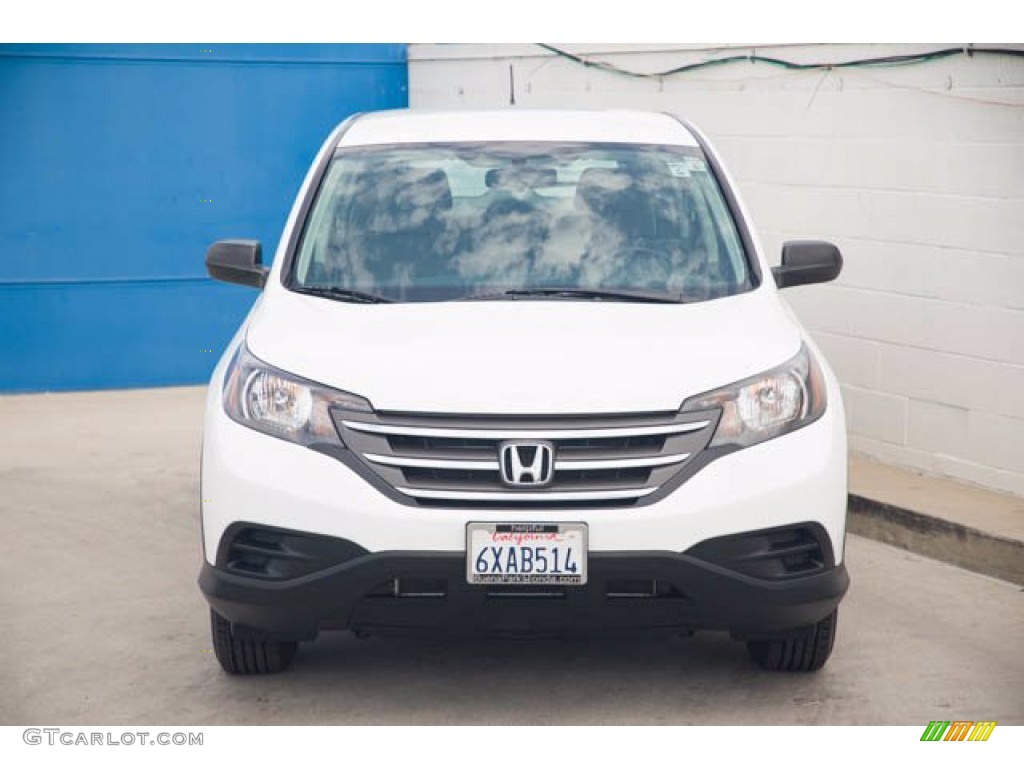 2012 CR-V LX - Taffeta White / Gray photo #7