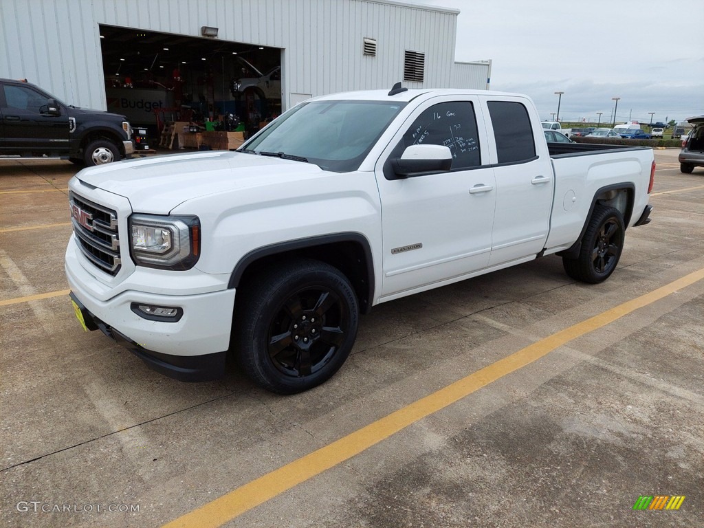 Summit White 2016 GMC Sierra 1500 Elevation Double Cab 4WD Exterior Photo #142418170