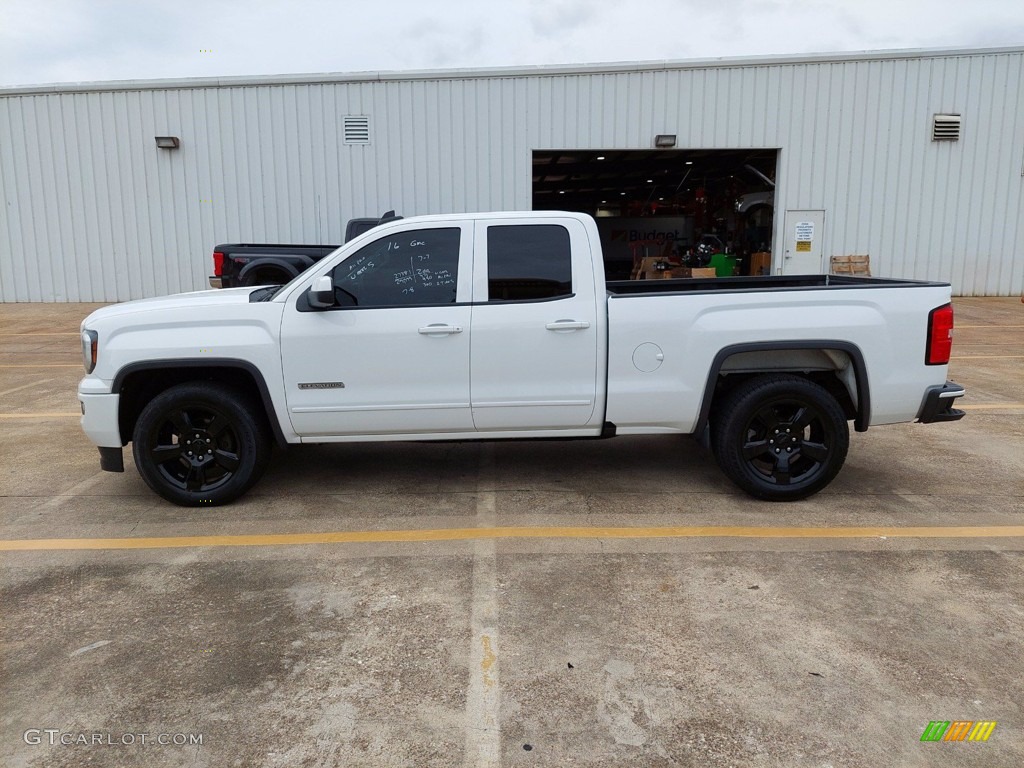 Summit White 2016 GMC Sierra 1500 Elevation Double Cab 4WD Exterior Photo #142418191