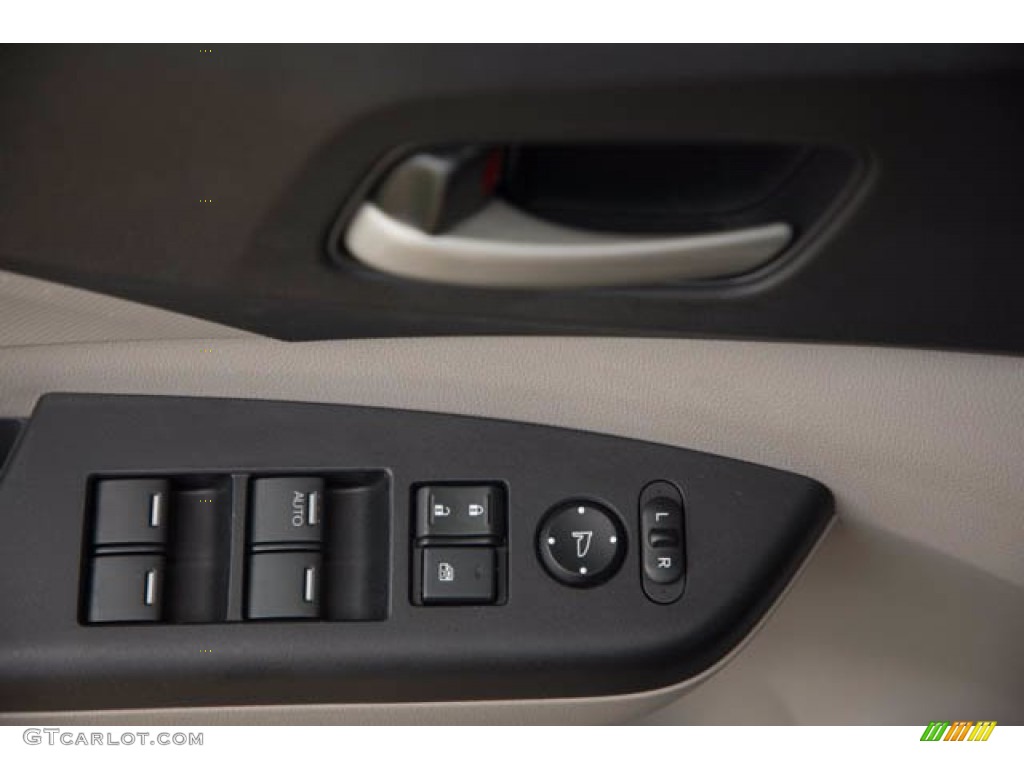 2012 CR-V LX - Taffeta White / Gray photo #27