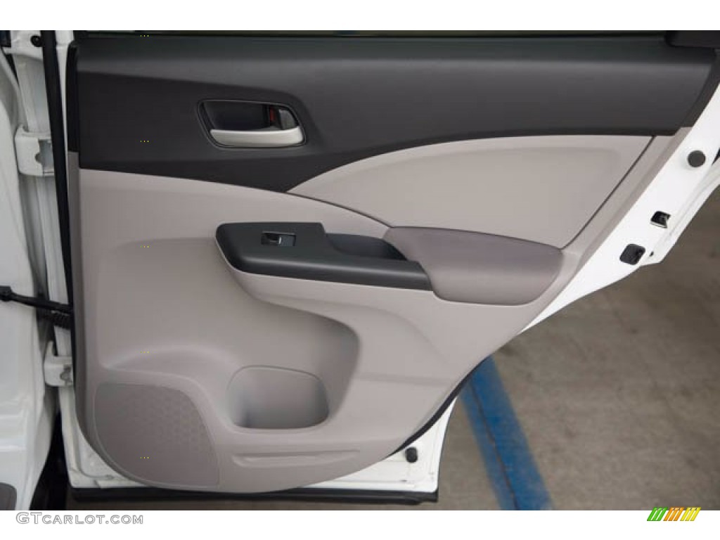 2012 CR-V LX - Taffeta White / Gray photo #29