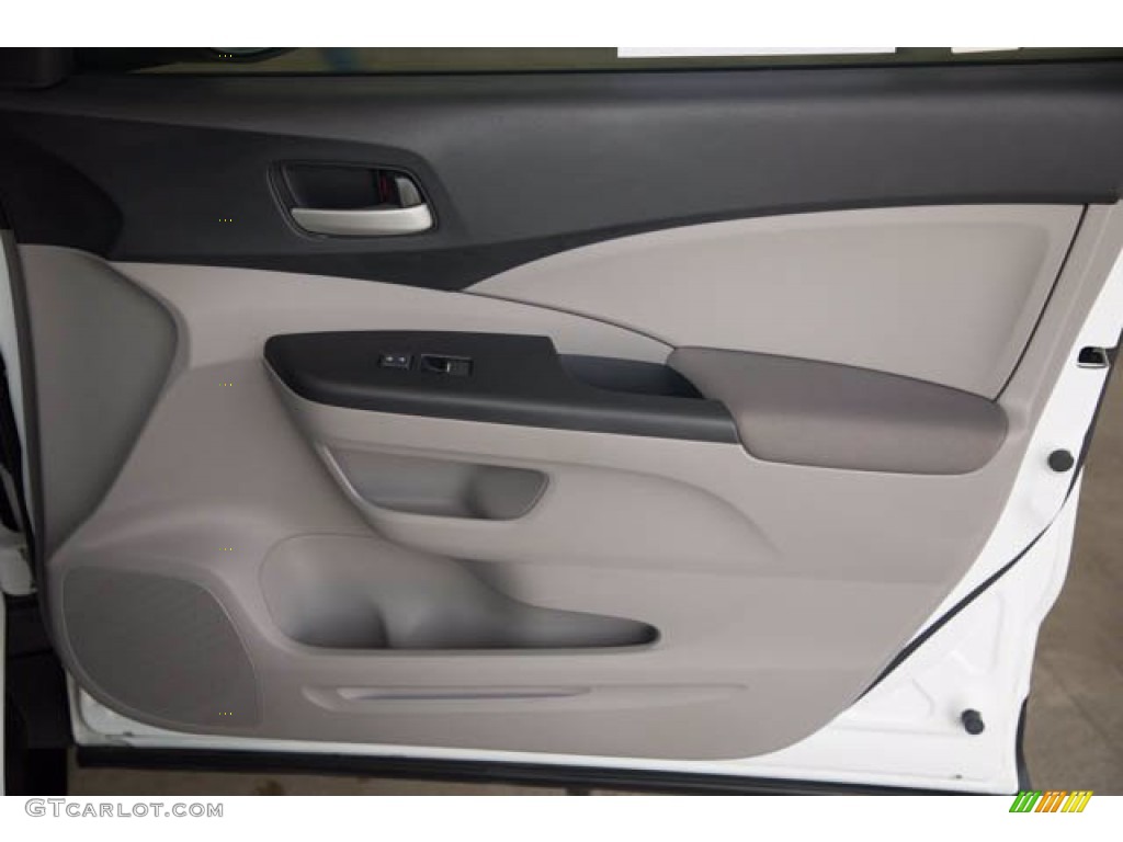 2012 CR-V LX - Taffeta White / Gray photo #30