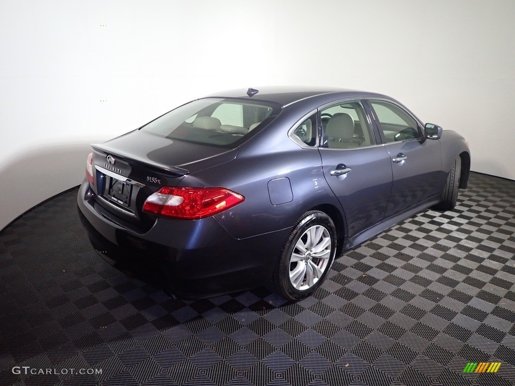 2011 M 56x AWD Sedan - Blue Slate / Stone photo #19