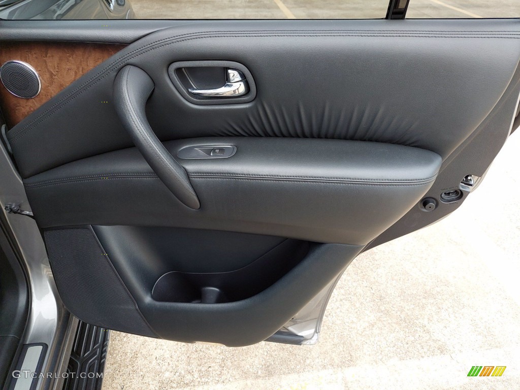 2013 Infiniti QX 56 4WD Graphite Door Panel Photo #142419553