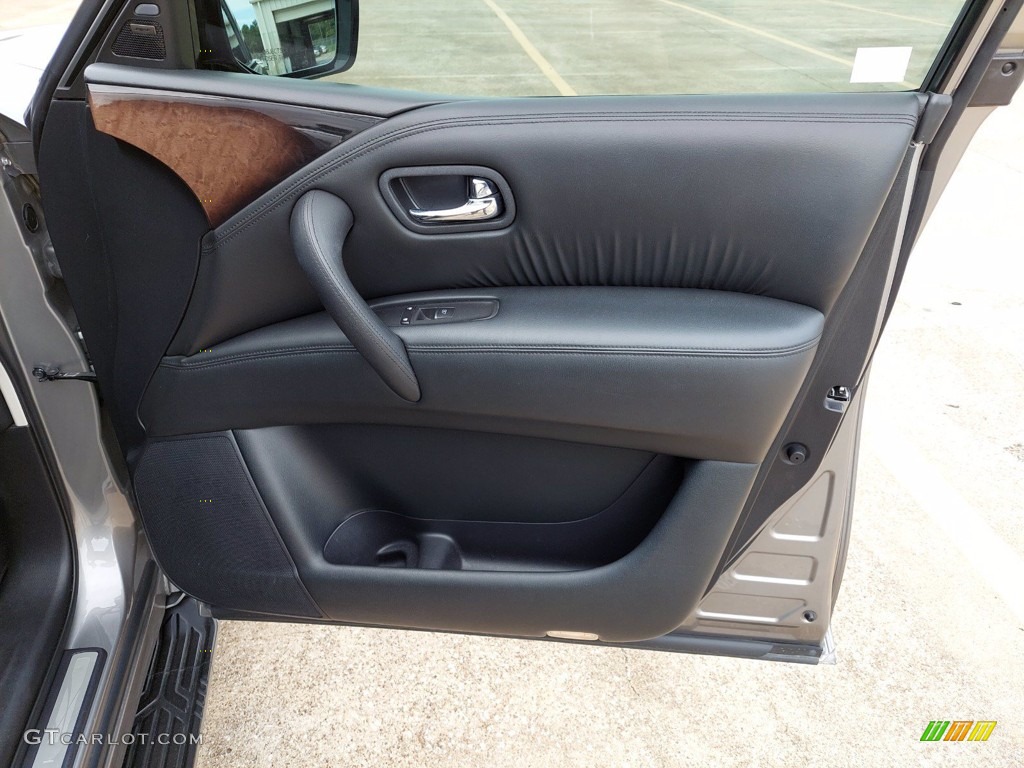 2013 Infiniti QX 56 4WD Graphite Door Panel Photo #142419643