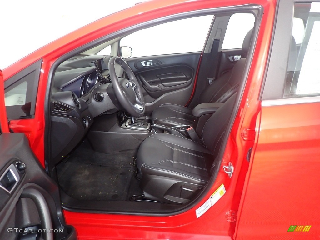 2015 Fiesta Titanium Sedan - Race Red / Charcoal Black photo #22