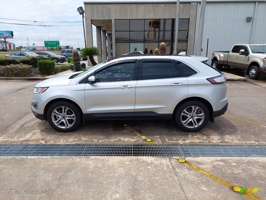 Ingot Silver Metallic 2017 Ford Edge Titanium Exterior Photo #142420462