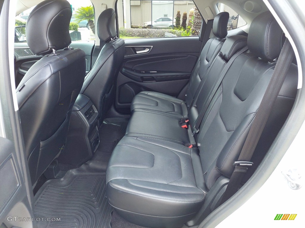 2017 Ford Edge Titanium Rear Seat Photo #142420636