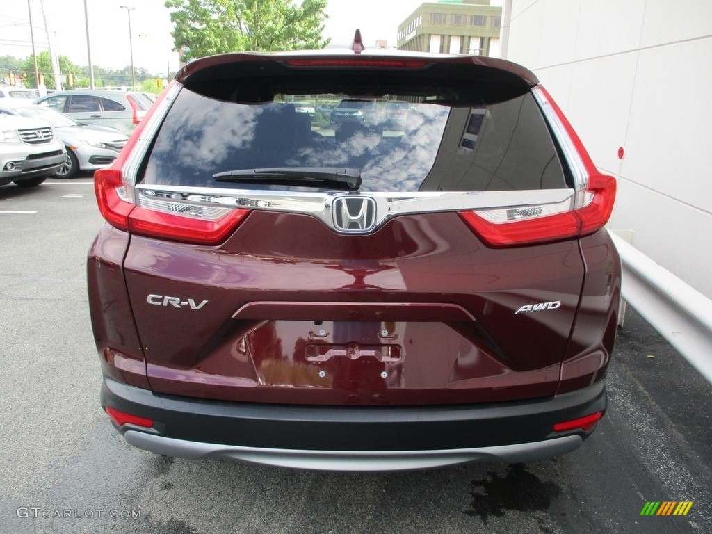 2019 CR-V EX AWD - Basque Red Pearl II / Gray photo #4
