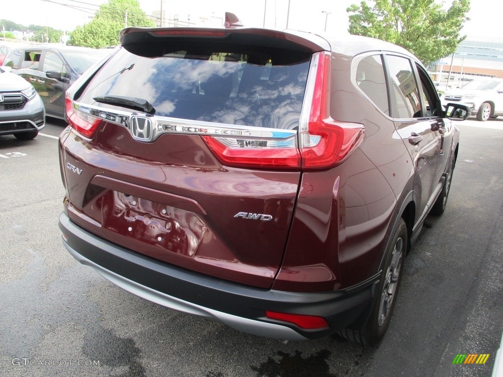2019 CR-V EX AWD - Basque Red Pearl II / Gray photo #5
