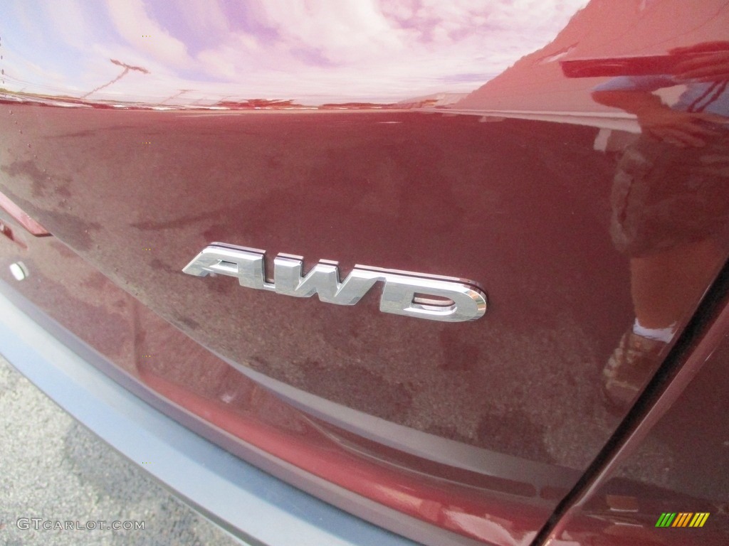 2019 CR-V EX AWD - Basque Red Pearl II / Gray photo #6