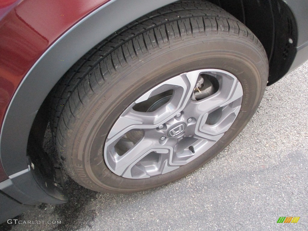 2019 CR-V EX AWD - Basque Red Pearl II / Gray photo #7