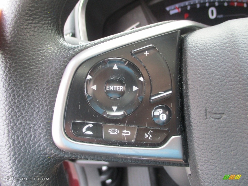 2019 CR-V EX AWD - Basque Red Pearl II / Gray photo #18