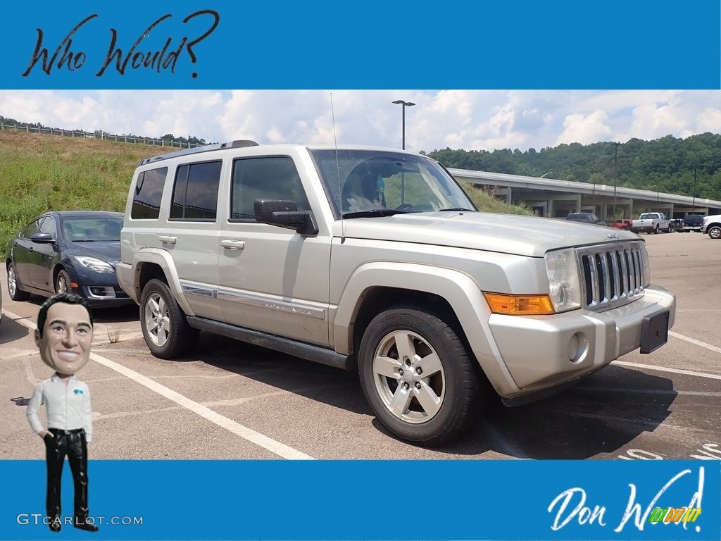 2008 Commander Limited 4x4 - Mineral Gray Metallic / Dark Khaki/Light Graystone photo #1