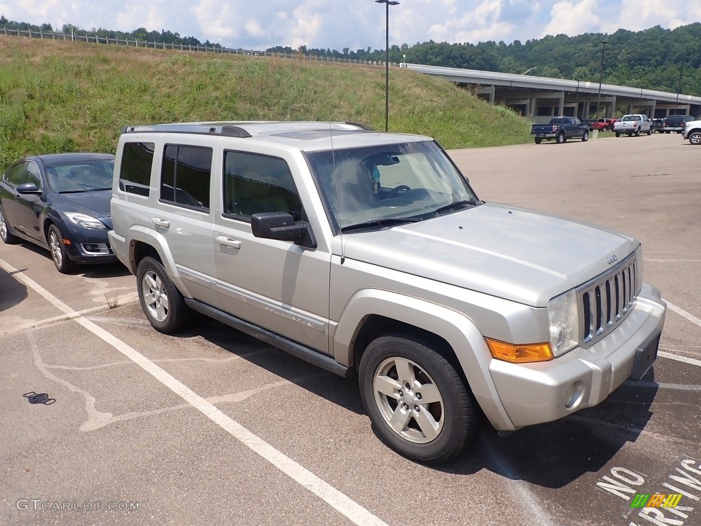 2008 Commander Limited 4x4 - Mineral Gray Metallic / Dark Khaki/Light Graystone photo #2