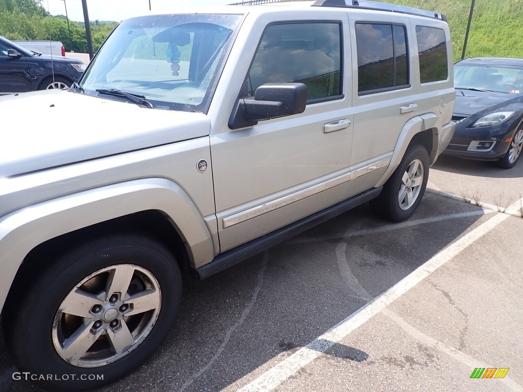 2008 Commander Limited 4x4 - Mineral Gray Metallic / Dark Khaki/Light Graystone photo #8