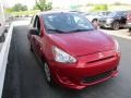 2014 Infrared Mitsubishi Mirage DE  photo #7