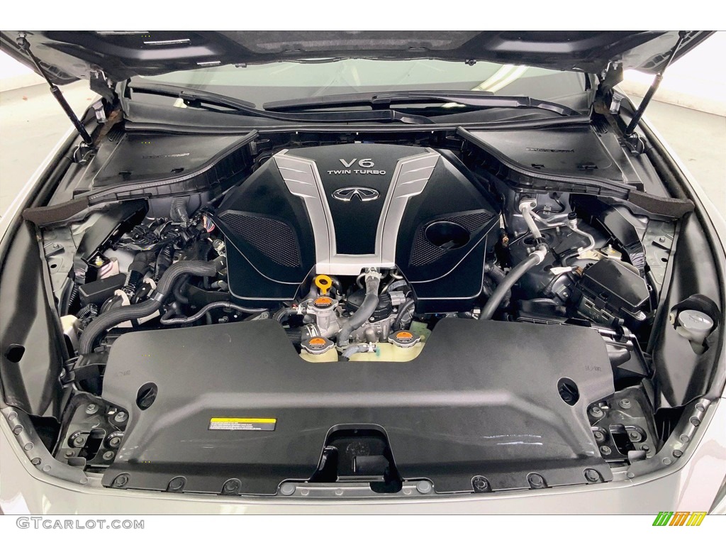 2018 Infiniti Q50 3.0t 3.0 Liter Twin-Turbocharged DOHC 24-Valve VVT V6 Engine Photo #142422005