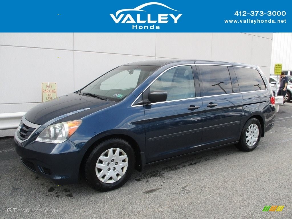 2010 Odyssey LX - Bali Blue Pearl / Gray photo #1