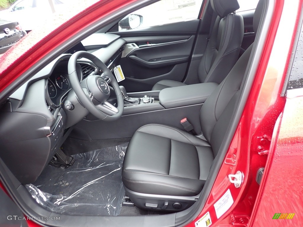 Black Interior 2021 Mazda Mazda3 2.5 Turbo Hatchback AWD Photo #142422865