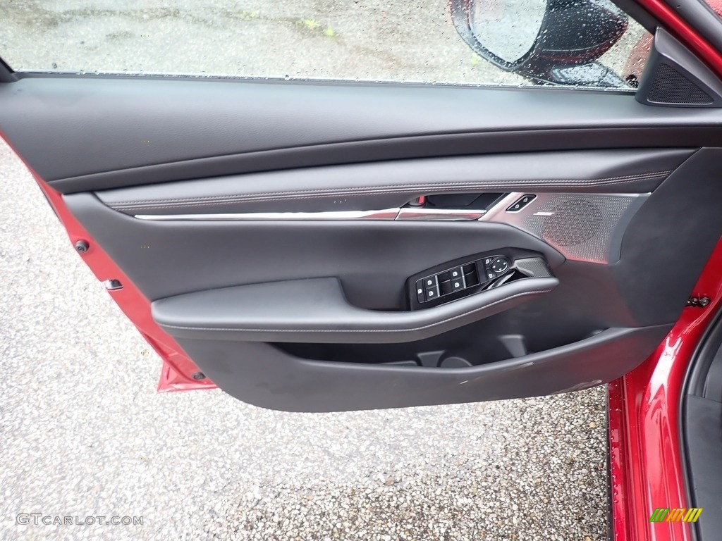 2021 Mazda Mazda3 2.5 Turbo Hatchback AWD Black Door Panel Photo #142422883
