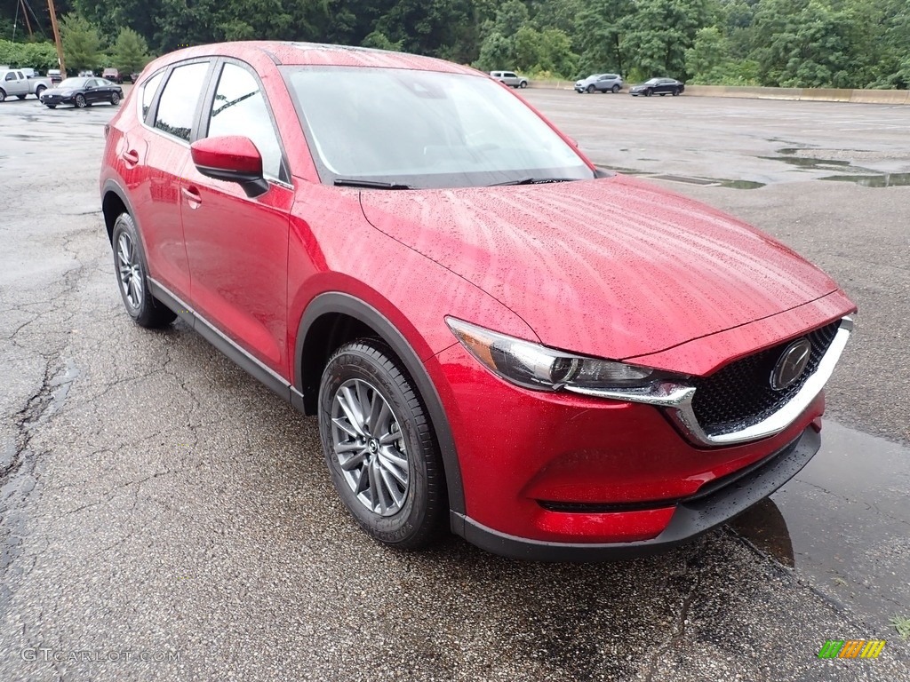 2021 CX-5 Touring AWD - Soul Red Crystal Metallic / Black photo #3