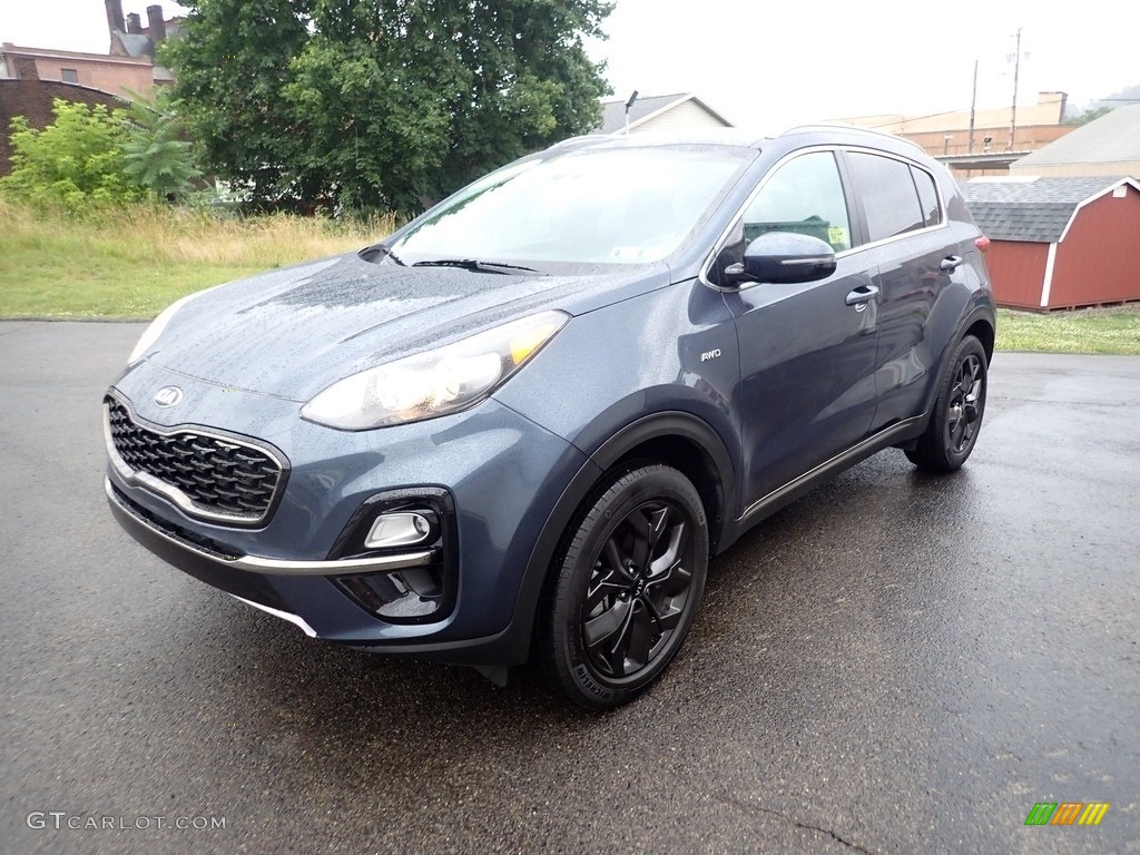 2020 Sportage S AWD - Pacific Blue / Gray photo #5