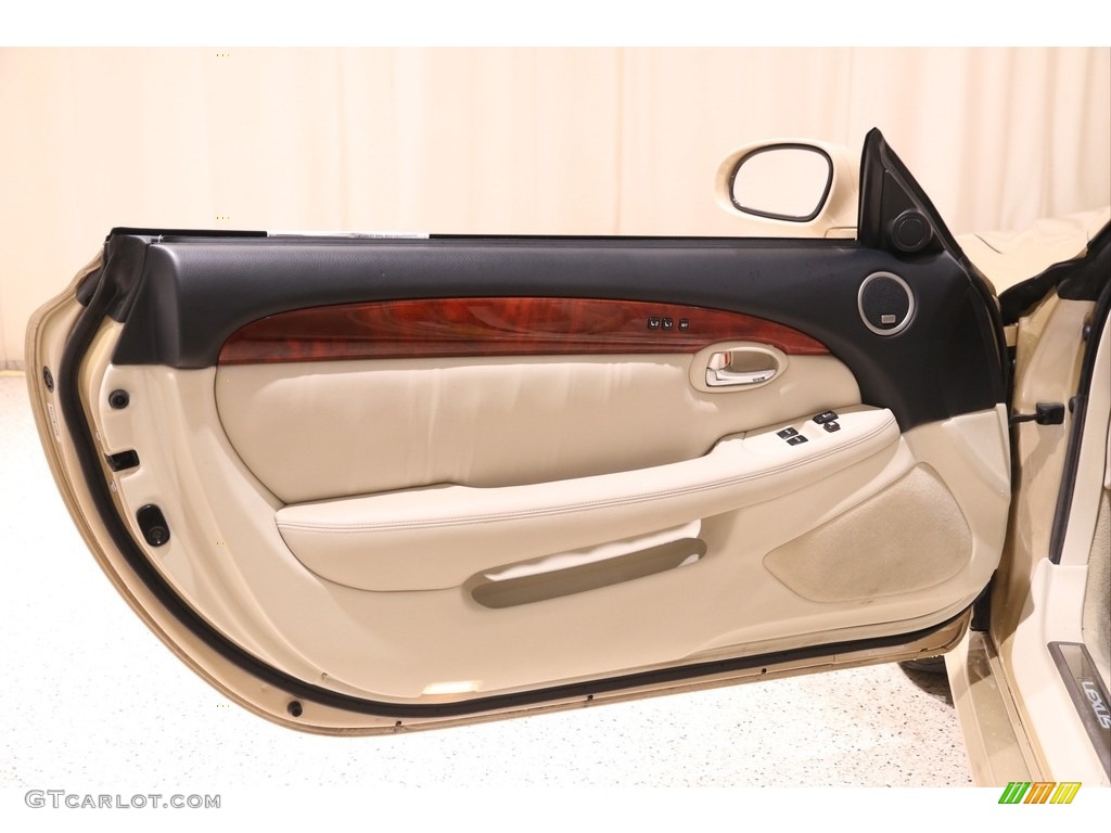 2007 Lexus SC 430 Convertible Ecru Door Panel Photo #142423333