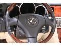 2007 Lexus SC Ecru Interior Steering Wheel Photo