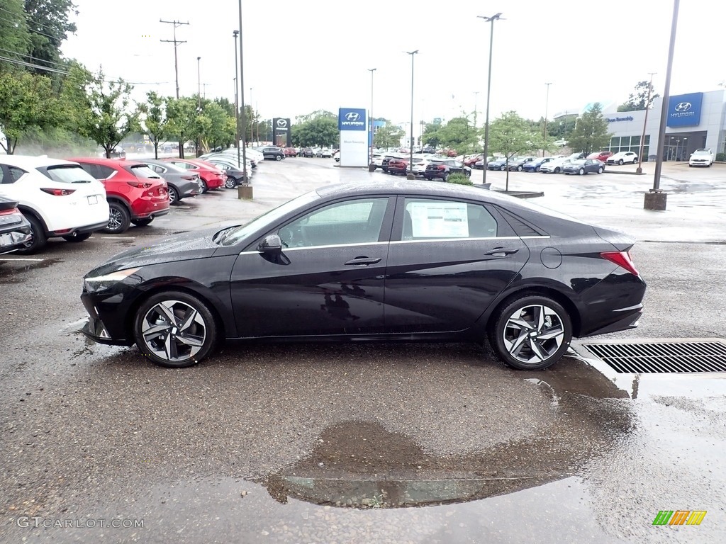 2021 Elantra SEL - Phantom Black / Black photo #6