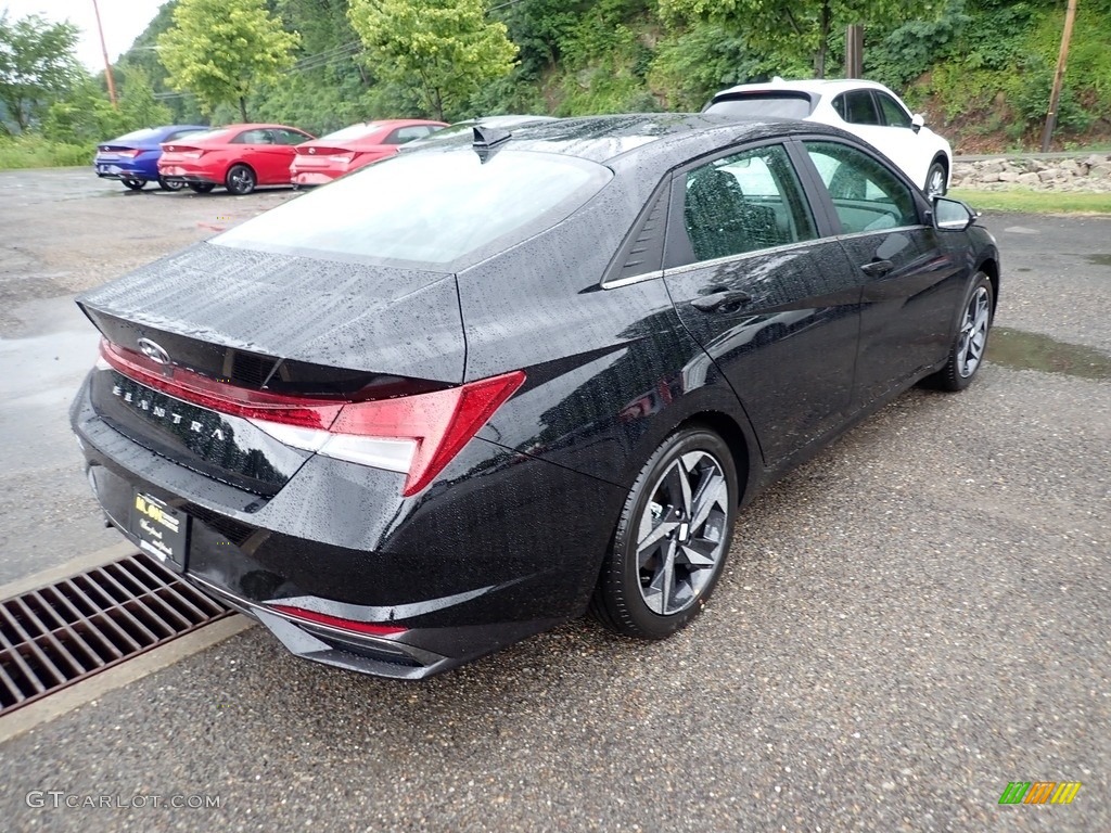 2021 Elantra SEL - Phantom Black / Black photo #9