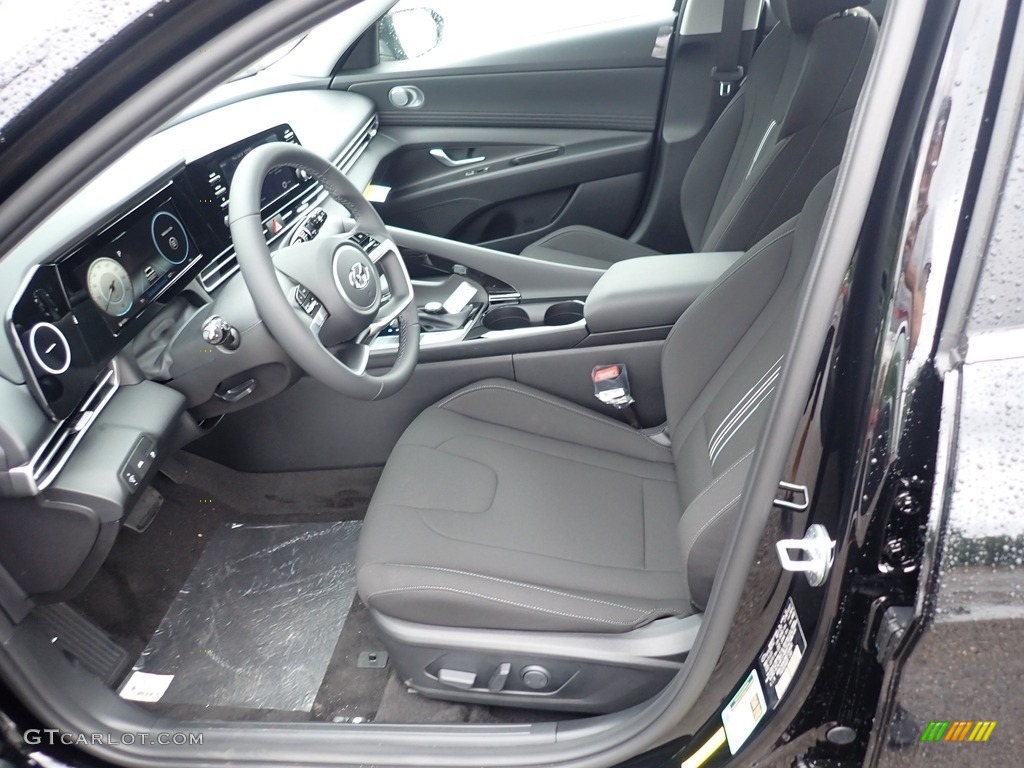 2021 Elantra SEL - Phantom Black / Black photo #15