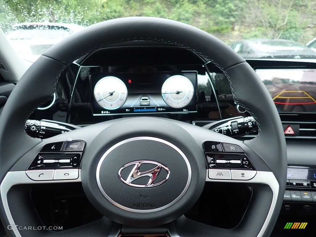 2021 Elantra SEL - Phantom Black / Black photo #20