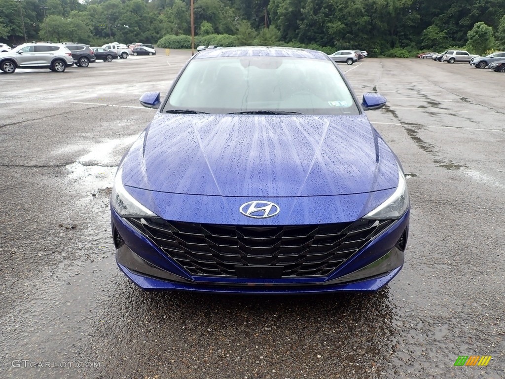 2021 Elantra SEL - Intense Blue / Black photo #4