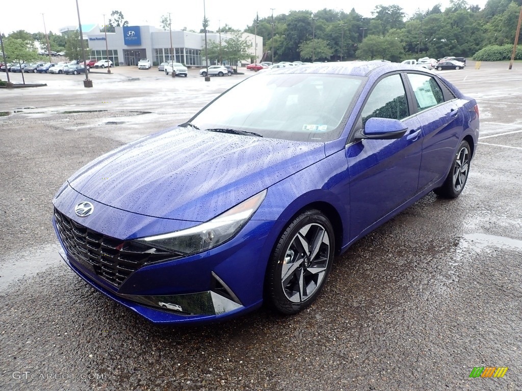 Intense Blue 2021 Hyundai Elantra SEL Exterior Photo #142423963
