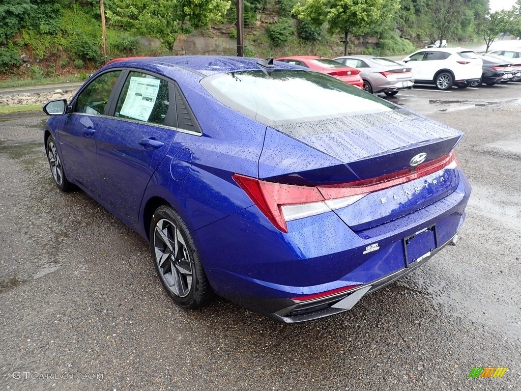 2021 Elantra SEL - Intense Blue / Black photo #7