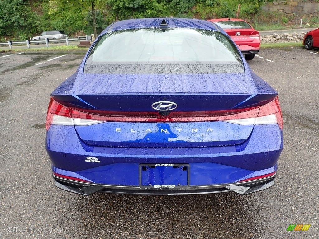 2021 Elantra SEL - Intense Blue / Black photo #8