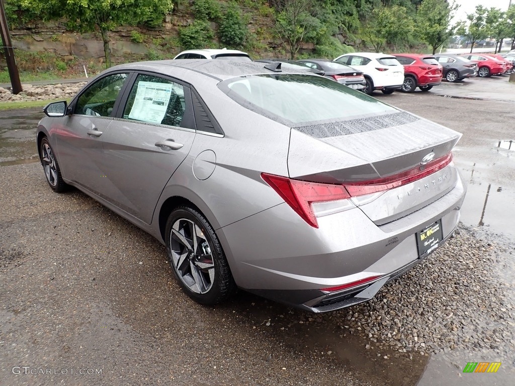 2021 Elantra SEL - Fluid Metal / Black photo #7