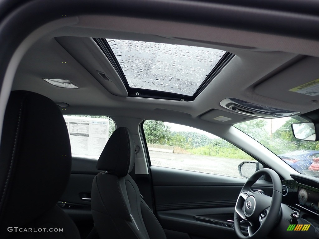2021 Elantra SEL - Fluid Metal / Black photo #13