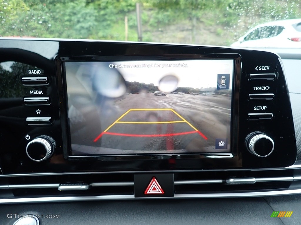 2021 Elantra SEL - Fluid Metal / Black photo #18
