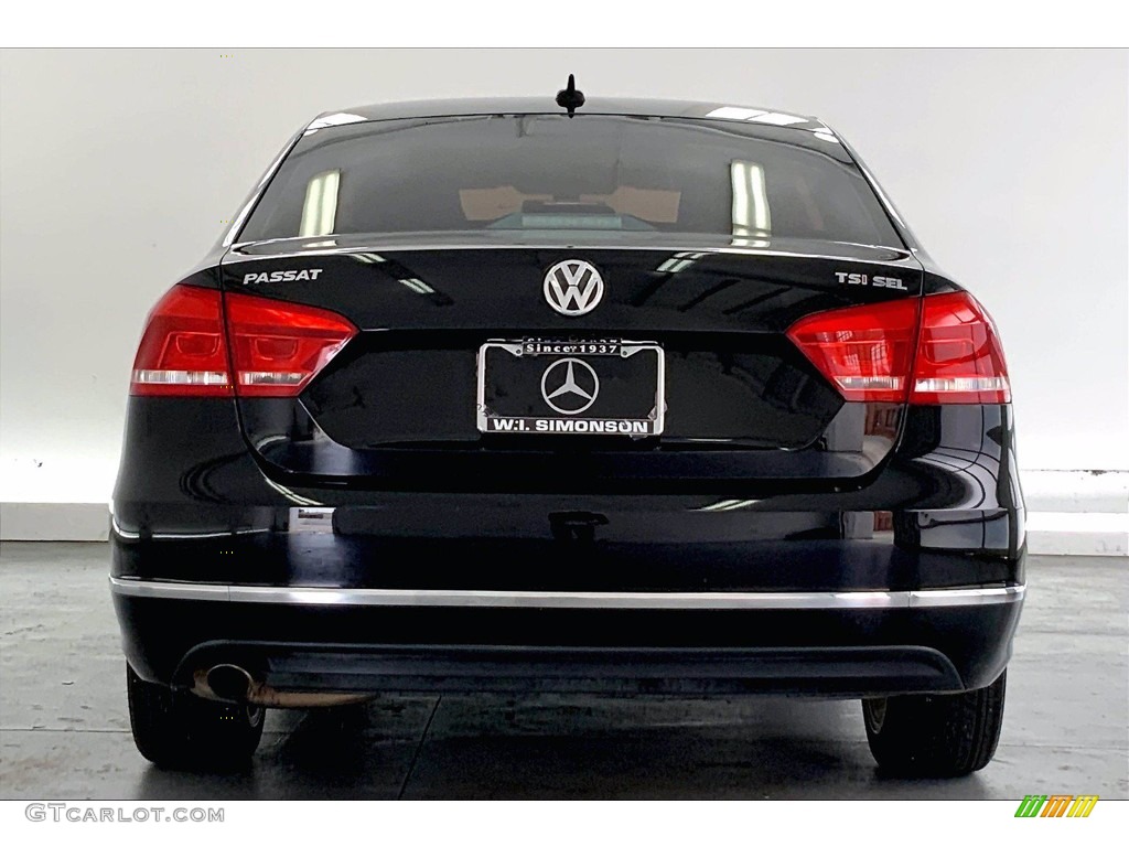 2014 Passat 1.8T SEL Premium - Black / Titan Black photo #3