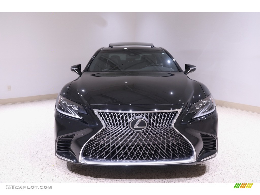 2019 LS 500 AWD - Obsidian / Noble Brown photo #2